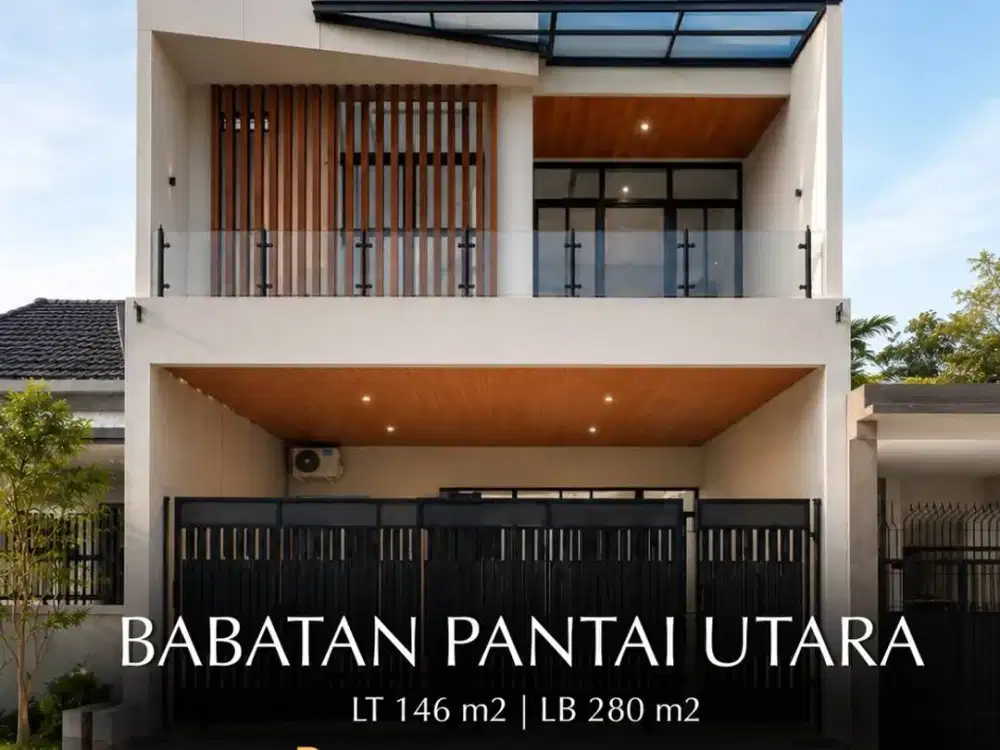 Dijual Rumah Baru Gress 2 Lantai  Babatan Pantai Utara ( Dekat dengan annyeong market / kota lama / onefive )