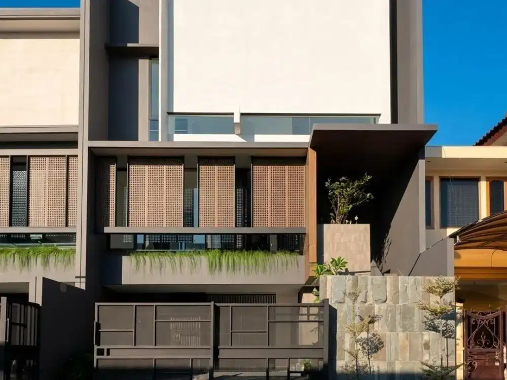 Rumah Manyar Kertoadi NEW MINIMALIS LUX ROW BESAR
