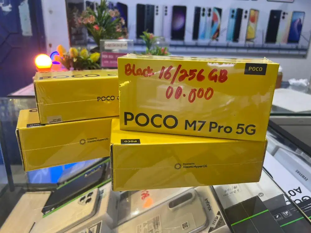 POCO M7 PRO 5G RAM 8+8/256GB ( BARU) ORIGINAL GARANSI RESMI INDONESIA