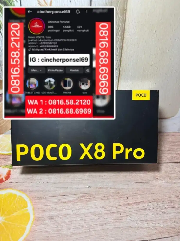 Jual hp baru poco X8 pro 12/512 new segel resmi 10000%