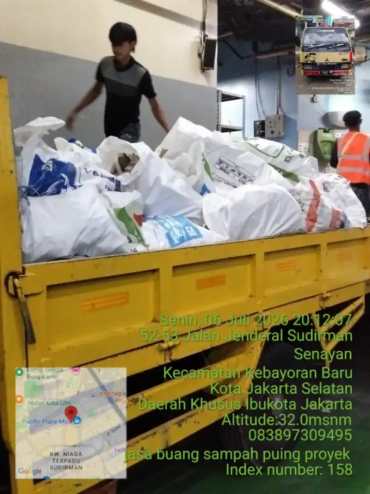 Jasa pengurugan puing dan buang sampah
