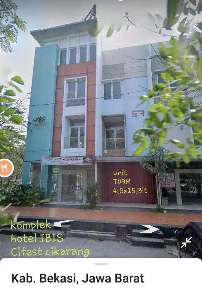 Dijual ruko cifest villa mutiara cikarang