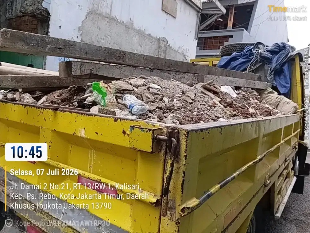 Jasa buang puing sampah murah