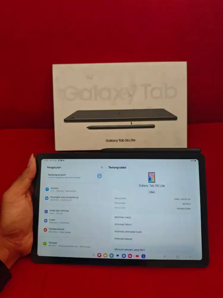 Samsung tab s6 lite 4/128gb fulset