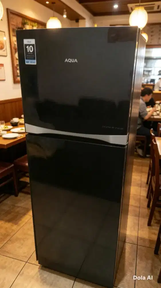 kulkas 2 pintu AQUA INVERTER