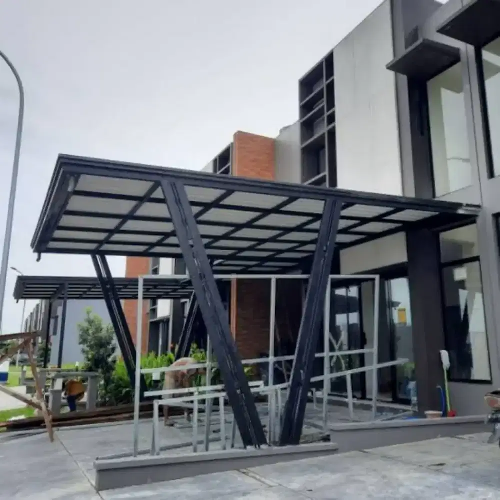 Jual kanopi besi atap alderon