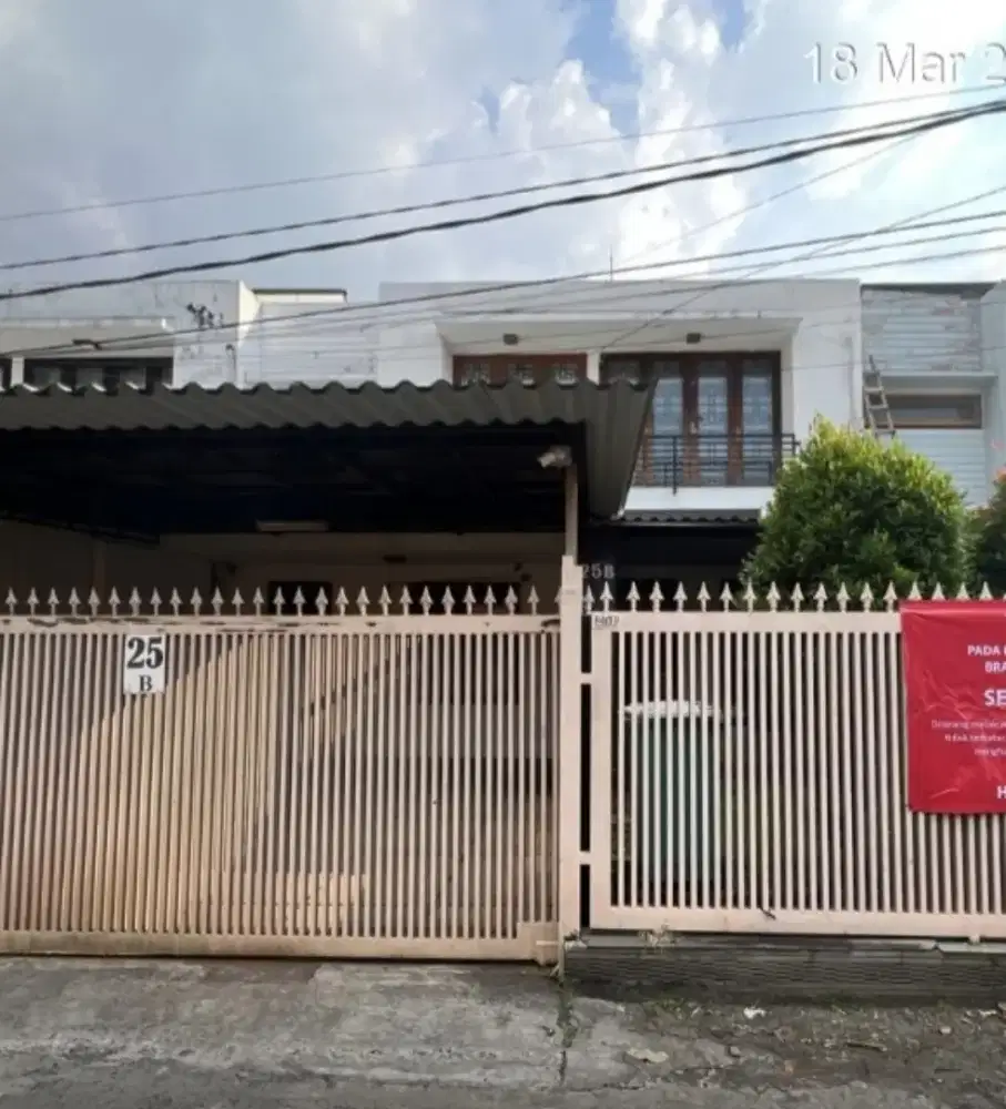 Dijual Rumah Murah 2lantai Jalan Harapan Bintaro Kota Jakarta Selatan
