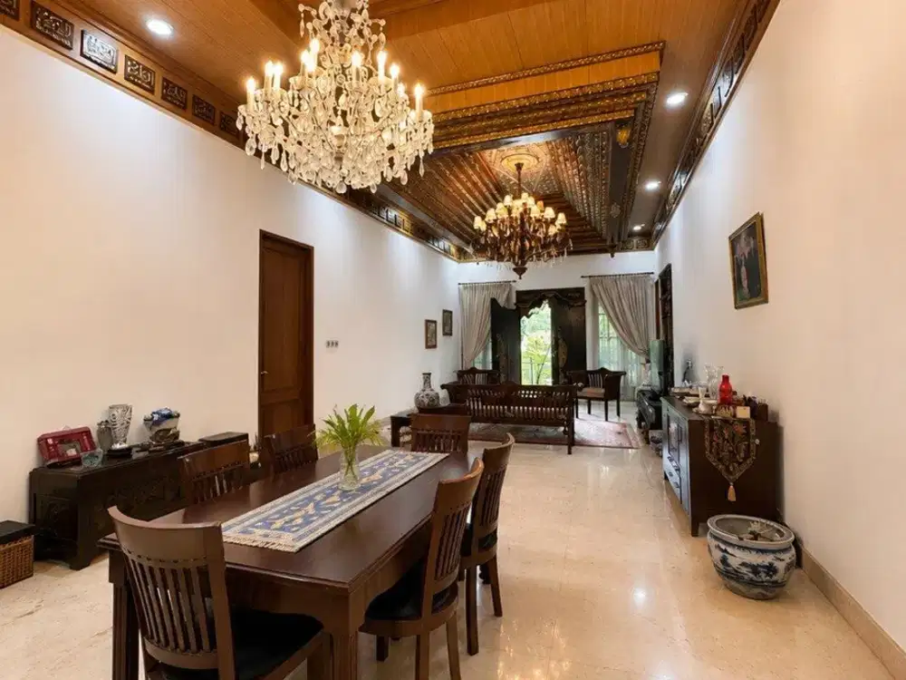 RUMAH MEWAH ART ETNIK LOKASI HOEK KOMPLEK BUKIT CINERE INDAH
