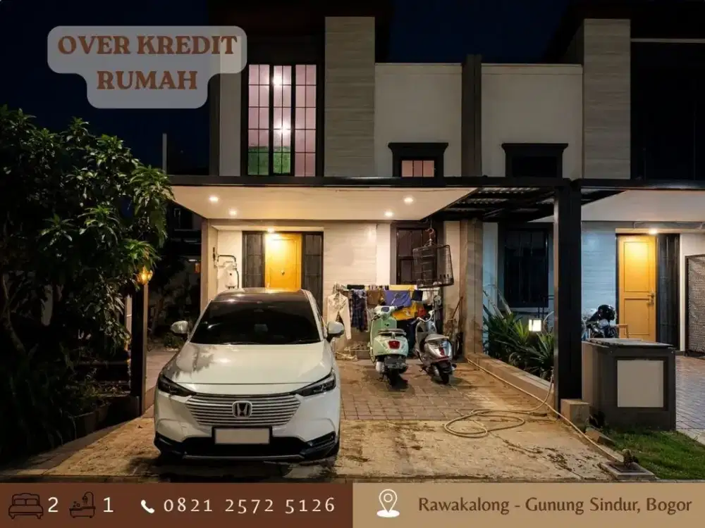 Jual Rumah OVER KREDIT HOOK 2Lantai di Grand Bukit Dago dkt UNPAM