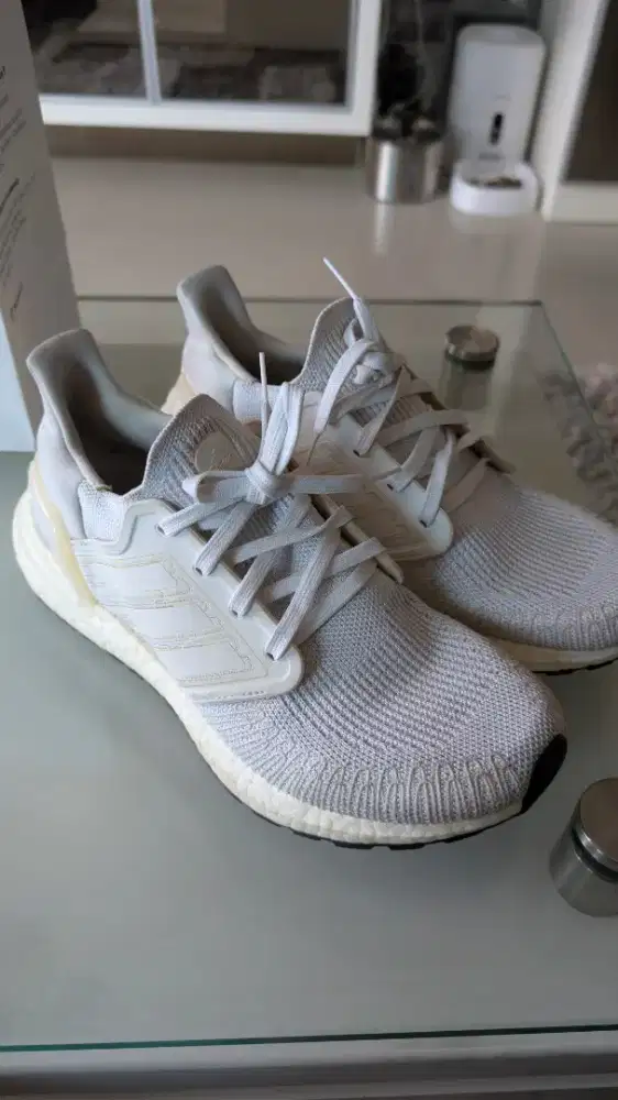 Adidas Ultraboost 20 Triple White Primeblue size 41 1/3 Original mulus