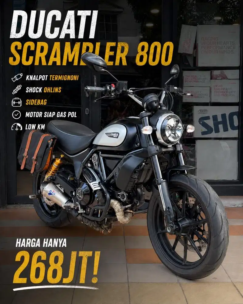 DUCATI SCRAMBLER ICON DARK NIK 2020 rare