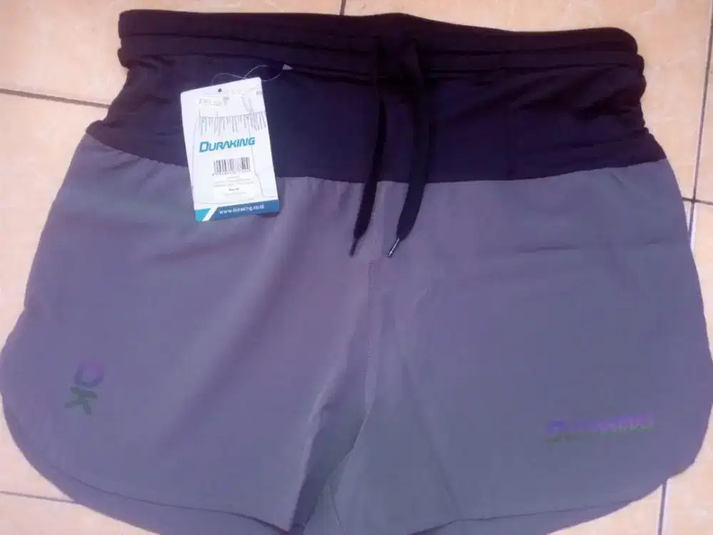 DURAKING - RUNNING SHORTPANTS - WOMAN - AEROTRACK - XL - GREY - DARK H