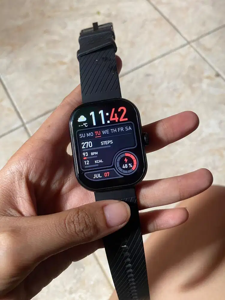 Jam tangan smartwatch advand preloved unit aja normal