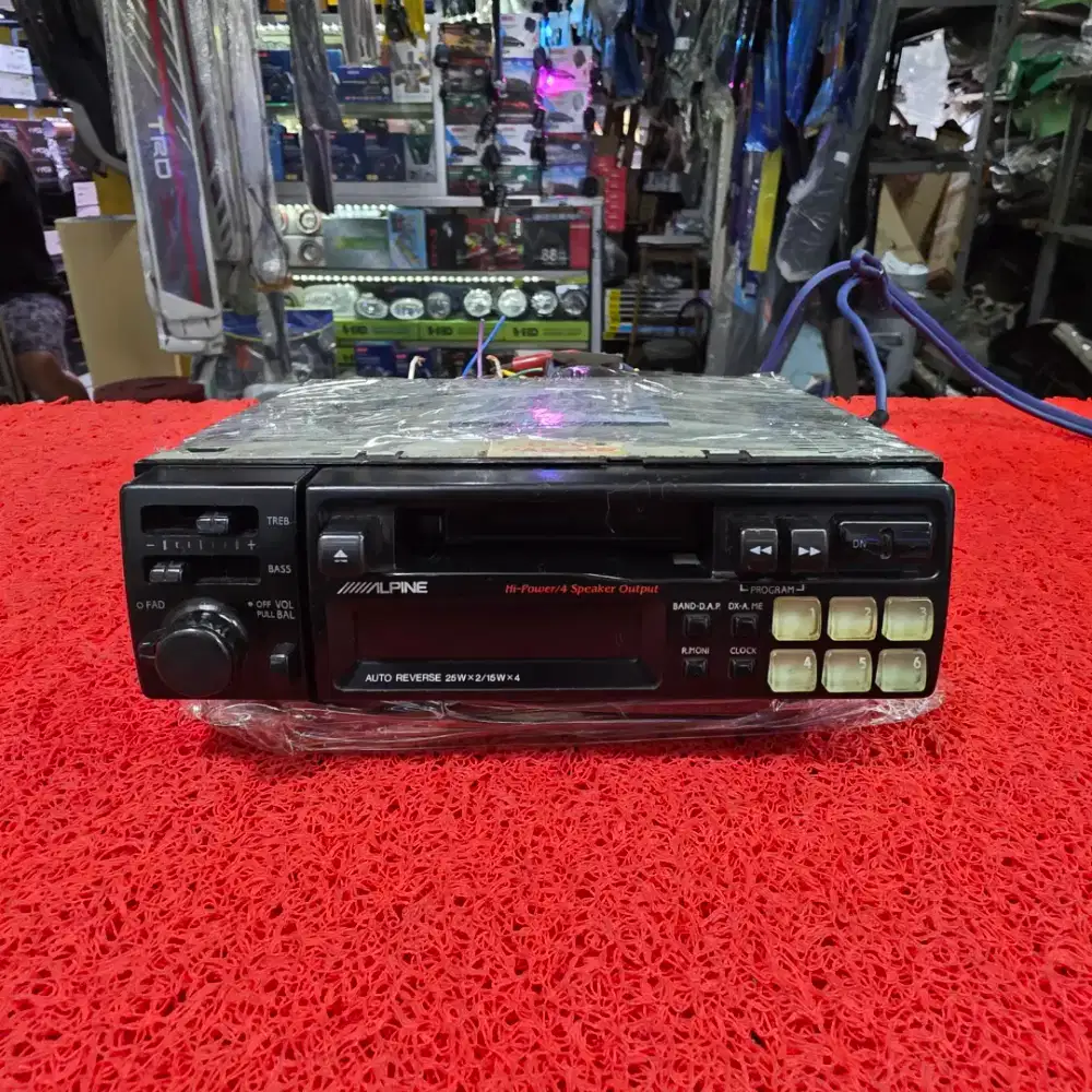 Head Unit ALPINE 7510 T Kaset Radio ex Toyota Kijang Made in Japan