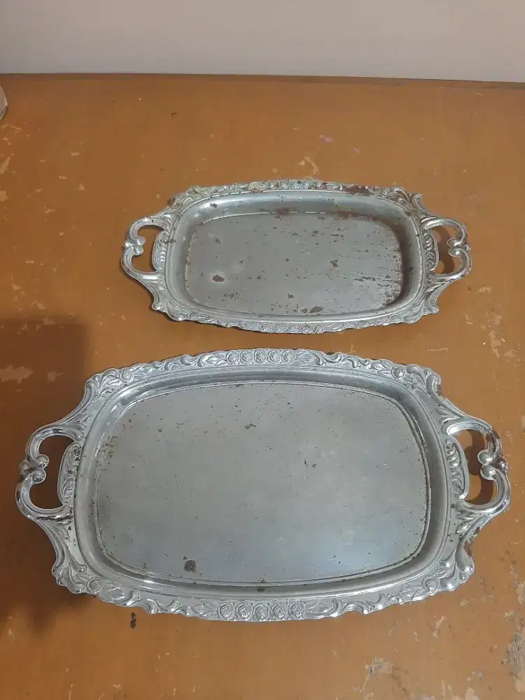 Nampan jadul bahan stainles