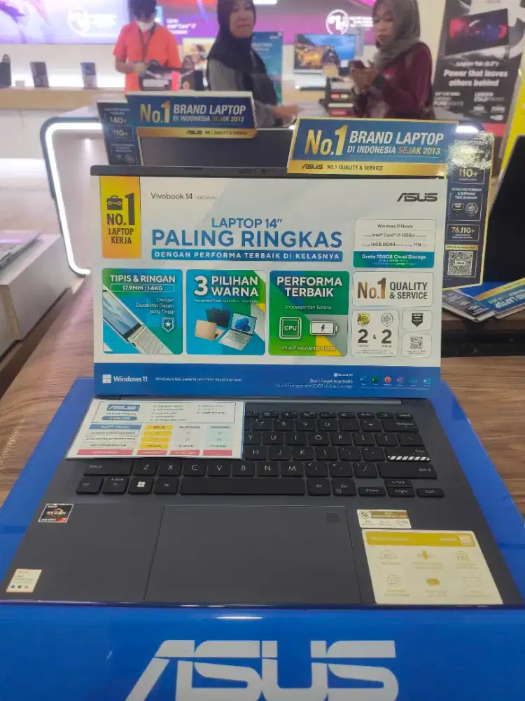 READY LAPTOP ASUS M14O3Q RYZEN 7