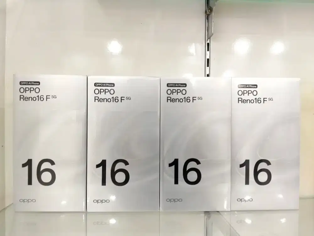 OPPO RENO 16F 5G 8/256GB NEW GARANSI RESMI HARGA MURAH