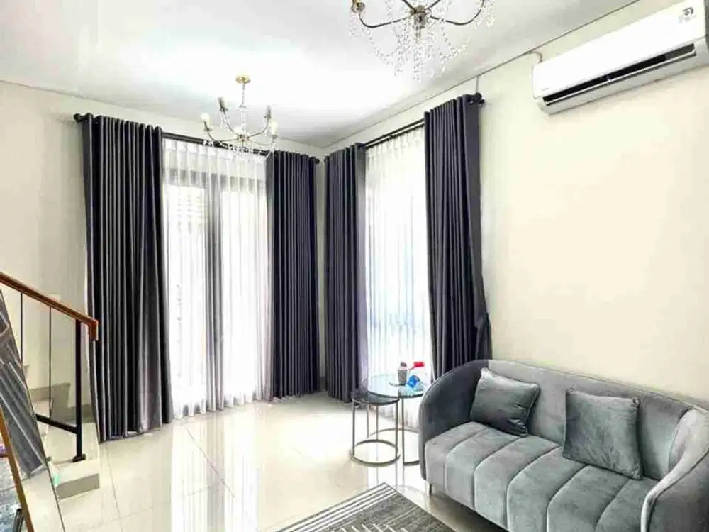 Disewakan Rumah Bukit Golf Cibubur, Bangunan Baru Semi Furnish