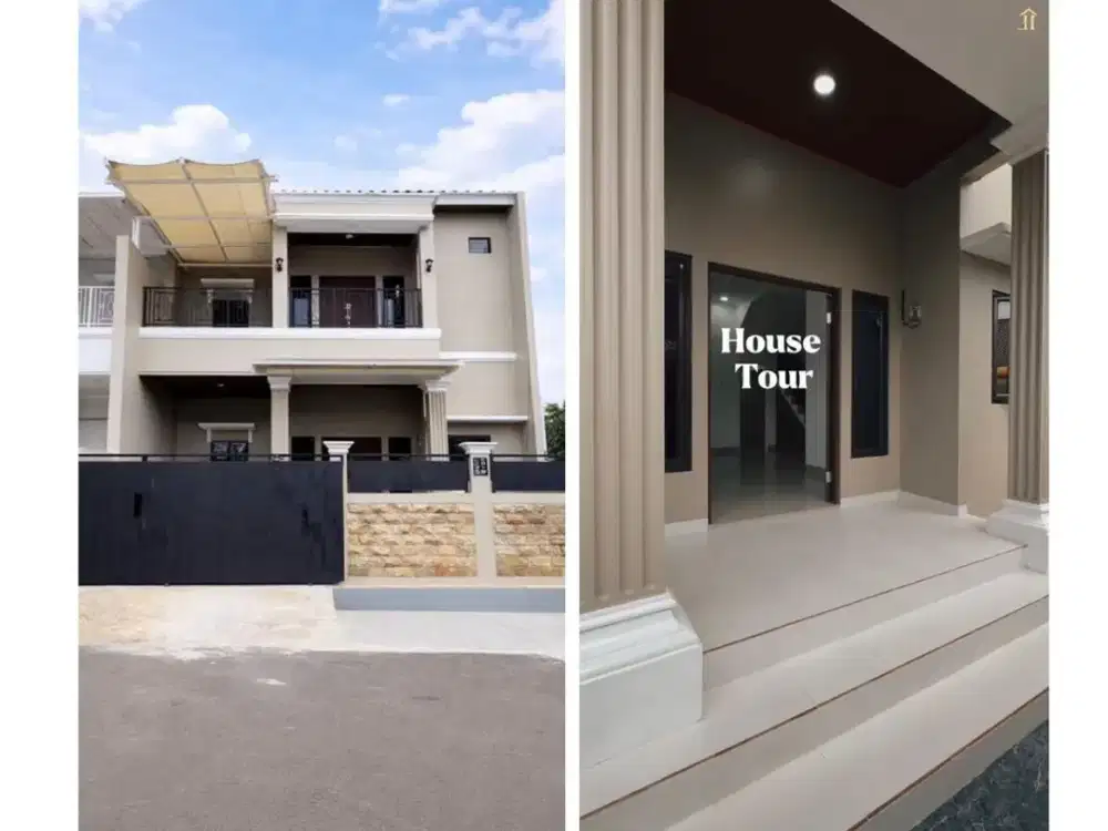 Dijual Rumah Modern Klasik 1M Depok, Tanah Baru