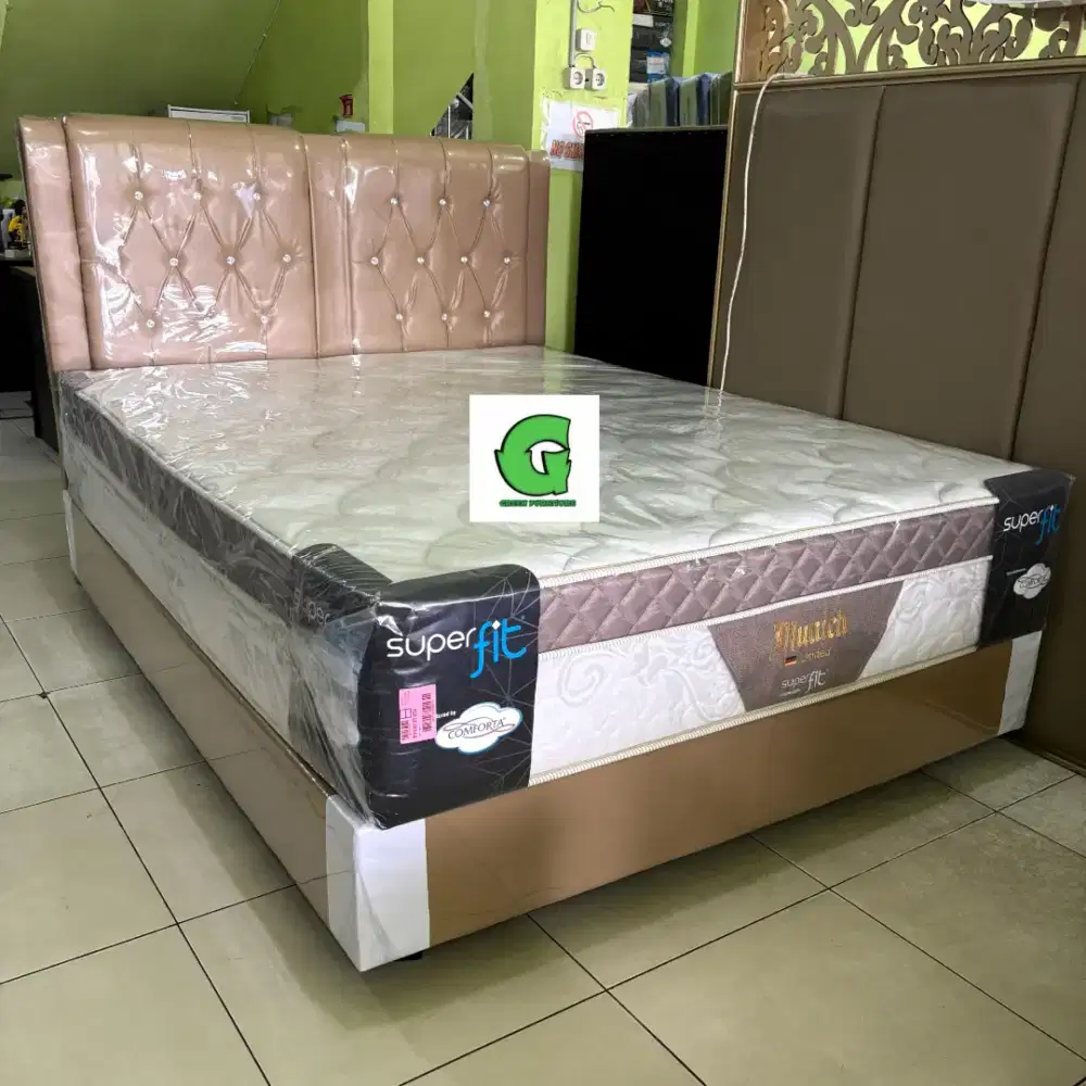 Springbed matras kasur tempat tidur superfit by comforta spring bed