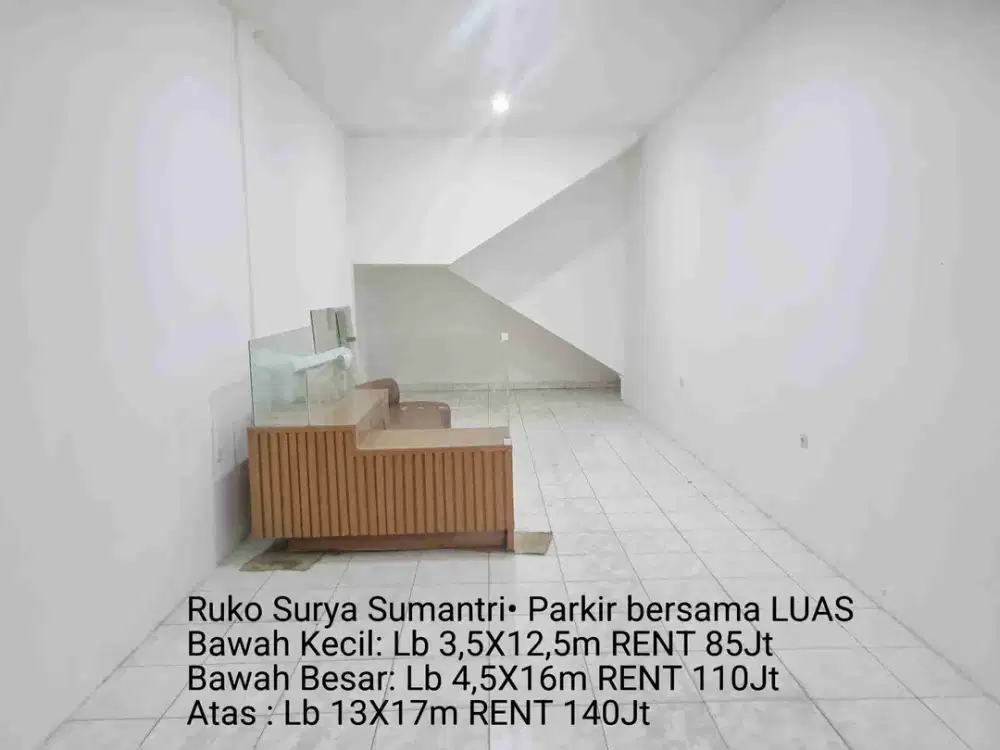 Ruko Mainroad Surya Sumantri Strategis dan ramai