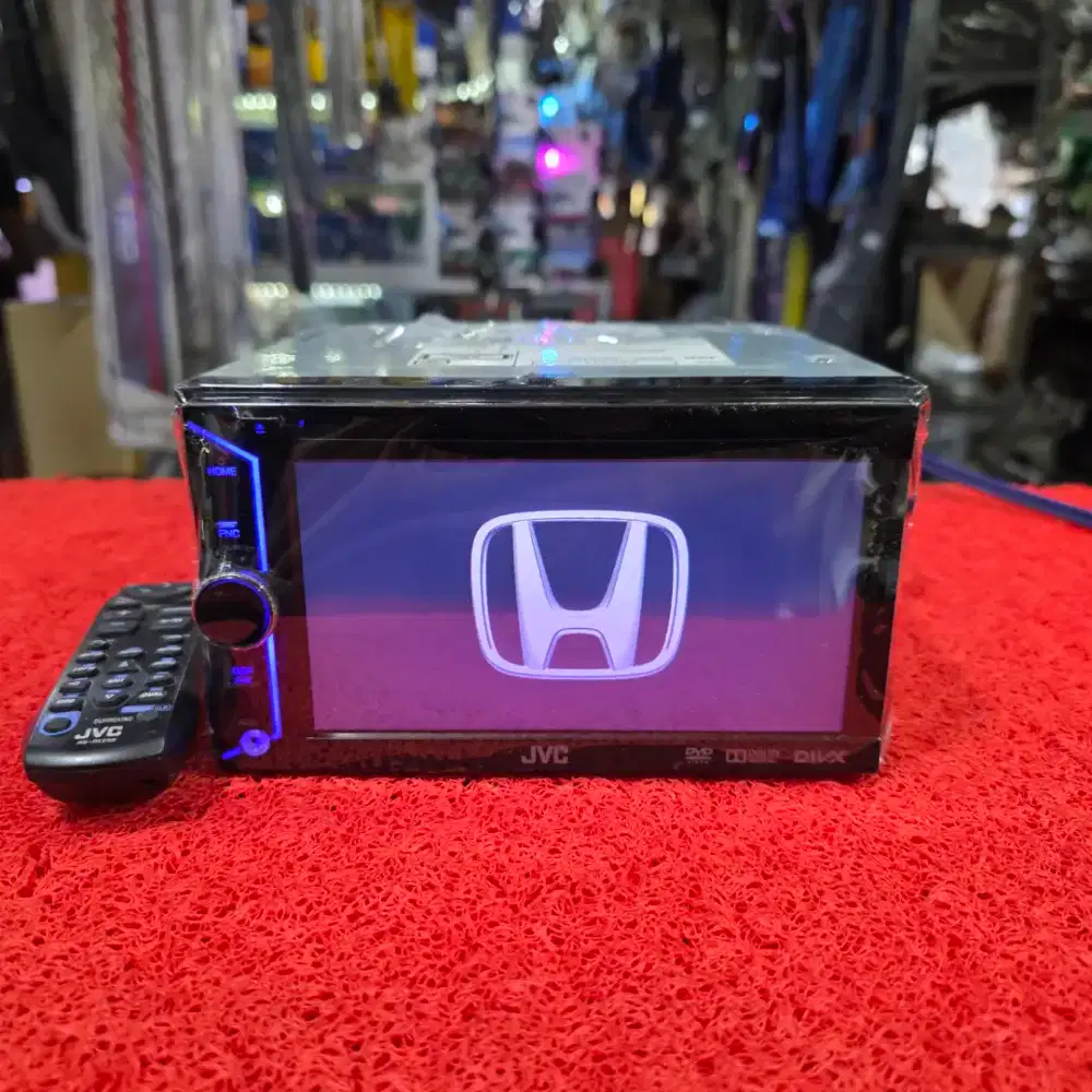 Head Unit JVC KW-V10H USB CD Aux sudah dipasang Bluetooth ex Honda HRV