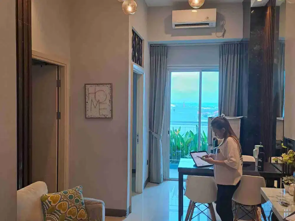apartment dijual lantai podium jarang ada Anderson mewah full furnished