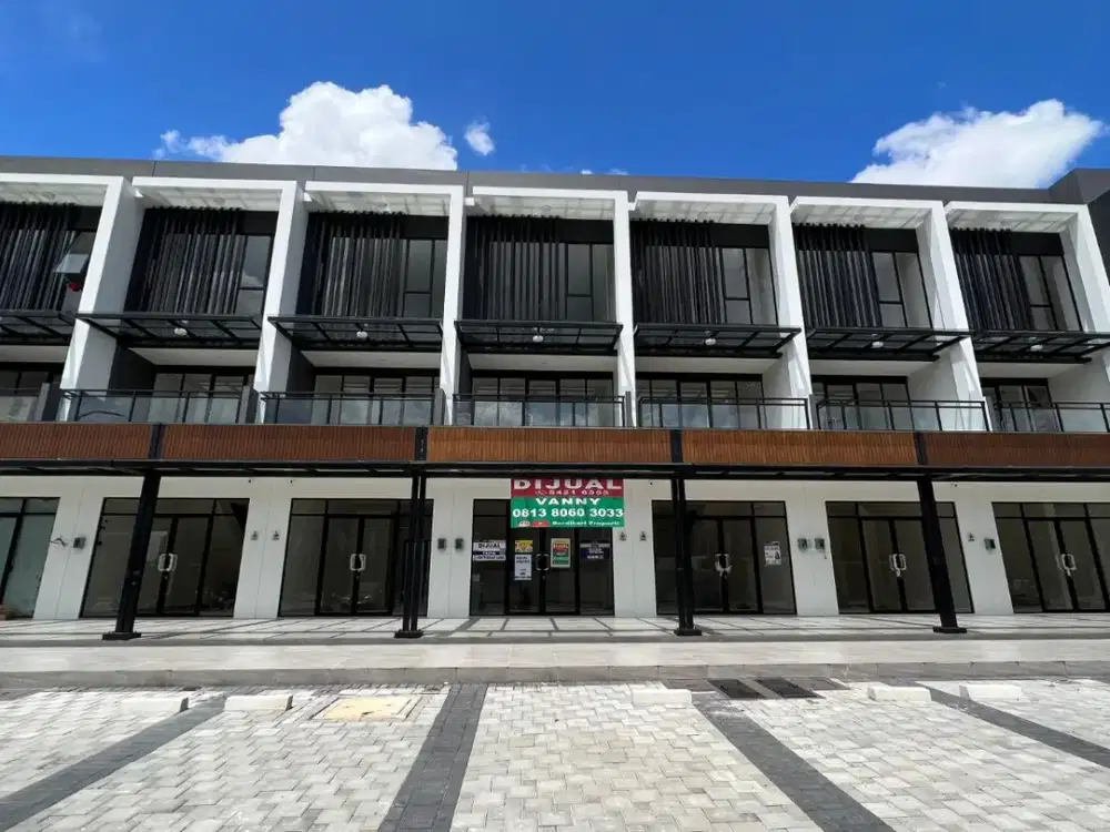 DIJUAL RUGI RUKO KULINER HAMPTON HADAP JALAN BESAR GADING SERPONG, BSD