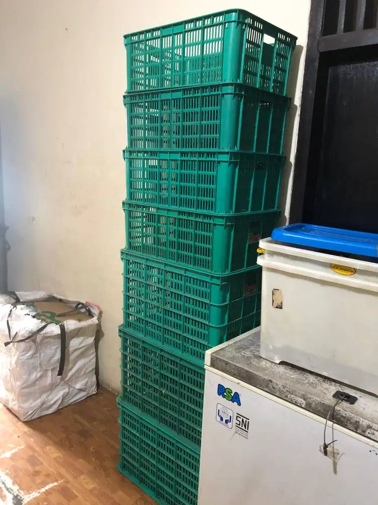 Keranjang Kontainer Plastik Food Grade Bekas