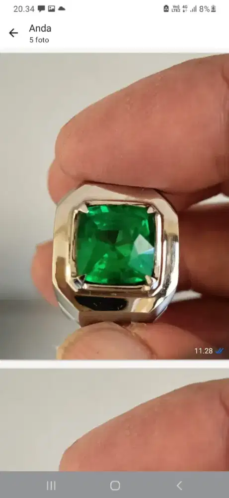 BU JUAL BATU WARNA HIJAU TUA .