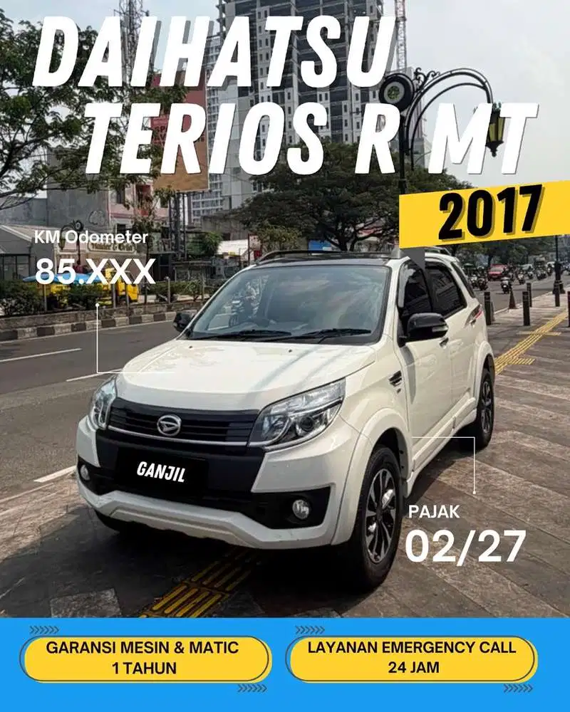 DAIHATSU TERIOS R CUSTOM MT MANUAL 2017 GANJIL