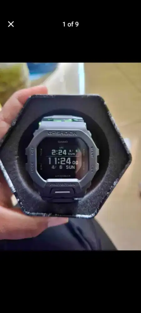 Jam Tangan G Shock G Squad GBD 200UU 1DR Black Hitam fullset with box
