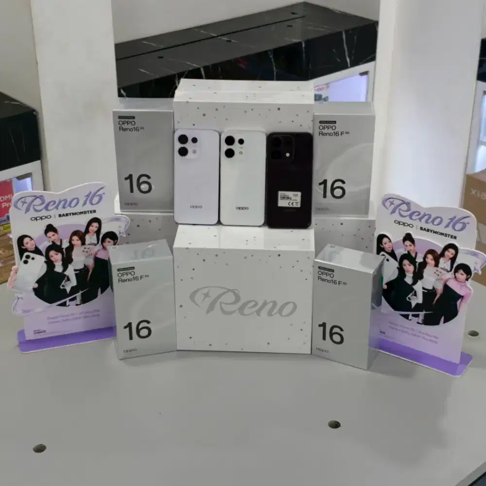 Oppo reno 16 sudah ready siap cod gratis ONGKIR kredit tanpa RIBET