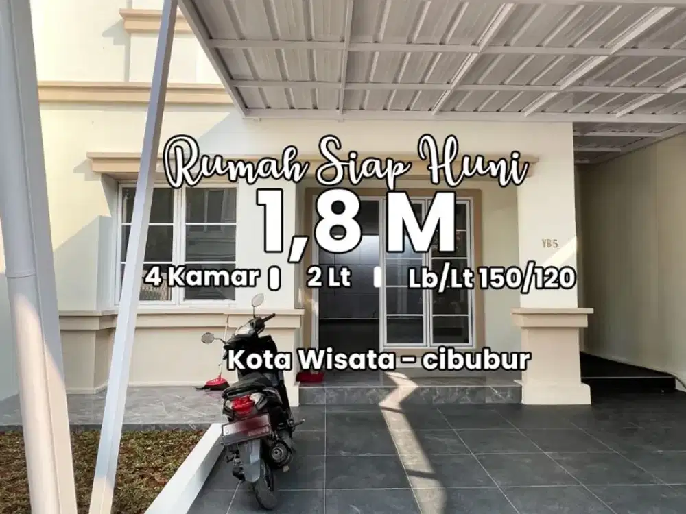 RUMAH MEWAH 2 LANTAI SANGAT TERJANGKAU & STRATEGIS DI KOTA WISATA