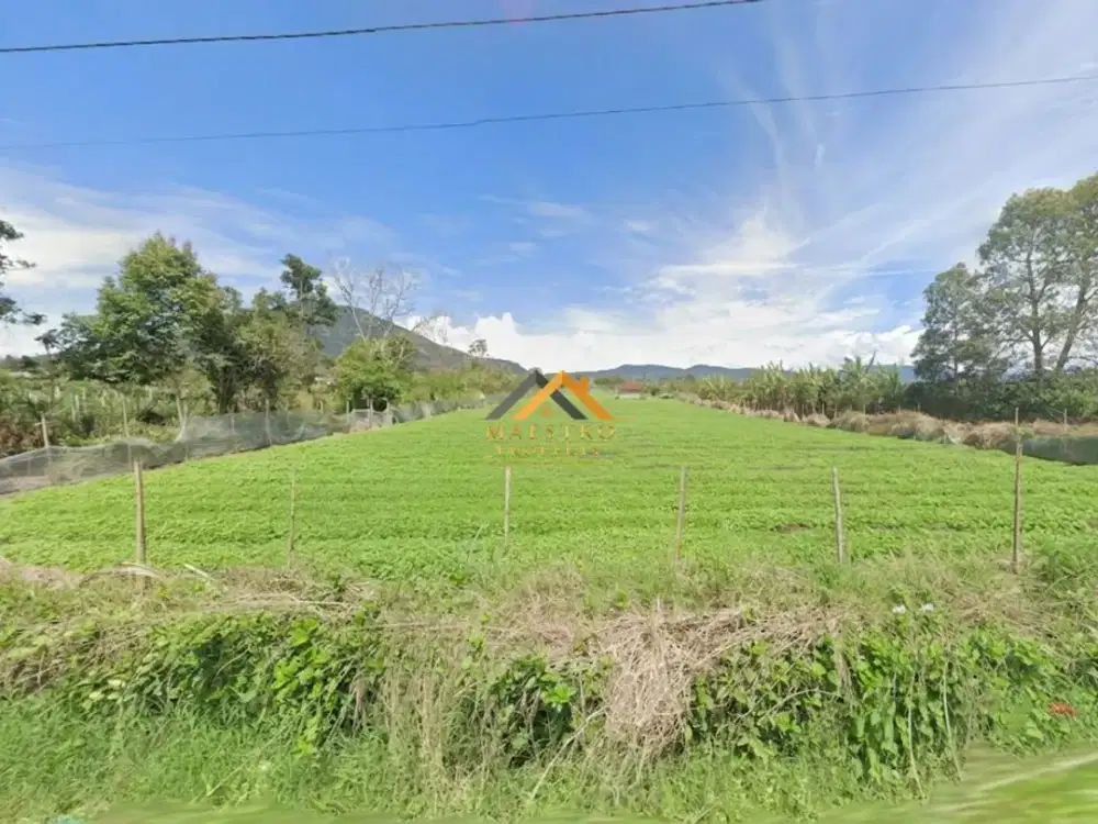 Dijual Tanah Kosong ukuran 6.680m2 Jl. Kebun Bunga Dolat Rayat - Karo