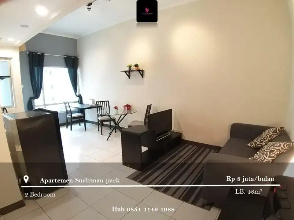 Disewakan Apartement Sudirman Park High Floor 2BR FF