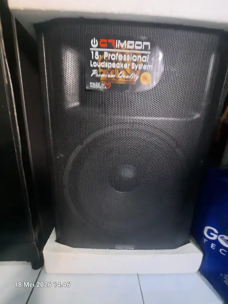 Speaker crimson 15 inc aktif pasiv
