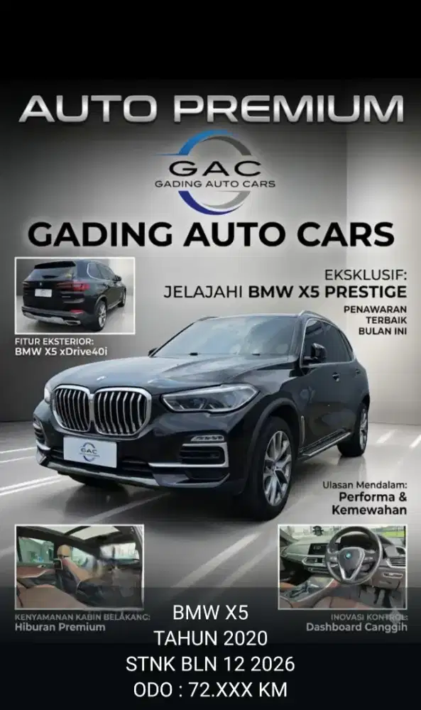 BMW X5 XDRIVE TAHUN 2020