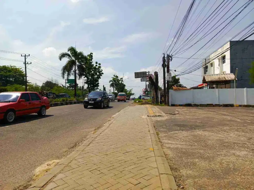 Dijual tanah luas 4331 di pinggir jalan poros dekat pindang Umak km 11 Palembang