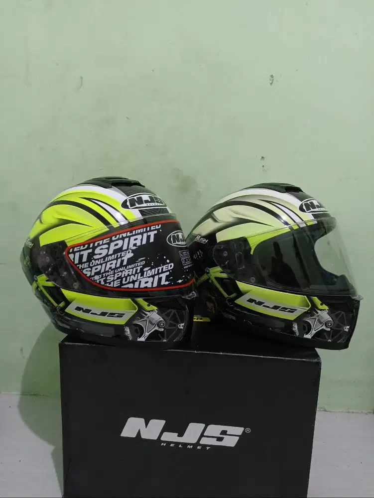 Helm NJS ZX1 Rush yellow full face