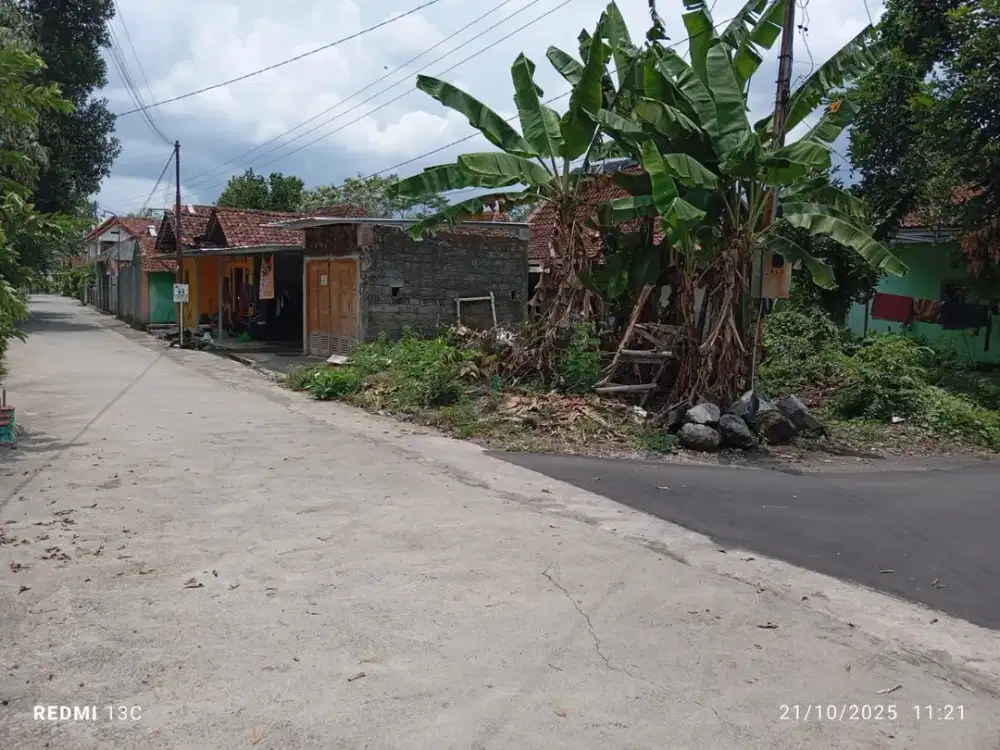 Tanah Pekarangan Strategis Dekat Unriyo Yogyakarta #Kode : TP 006