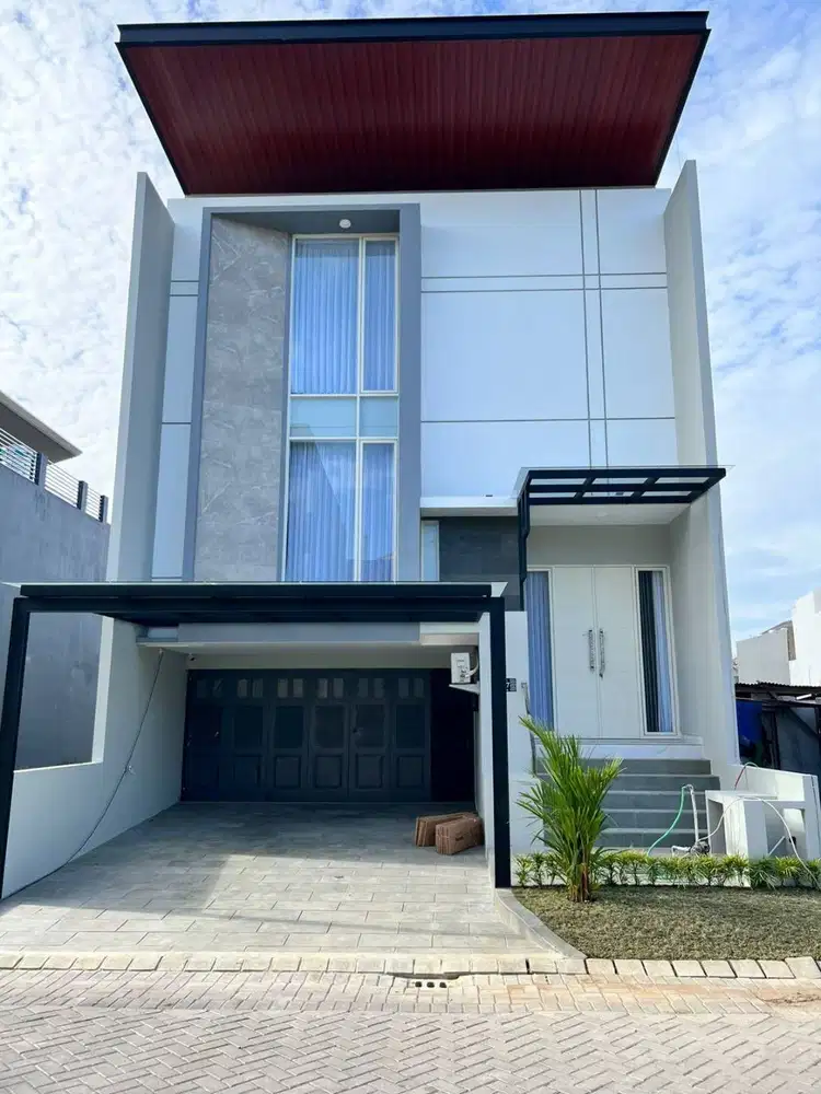 Dijual Rumah Pakuwon City Grand Island Modern Minimalis Baru Gress