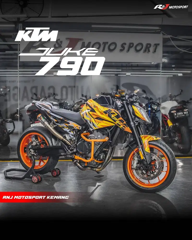 KTM Duke 790 NIK 2019 Knalpot Austin Racing Twin Exhaust Fullsystem