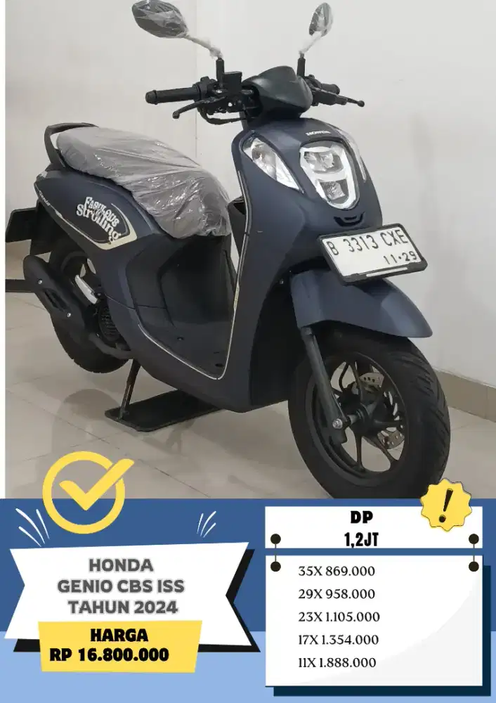 Honda Genio CBS ISS tahun 2024 KM 2RB