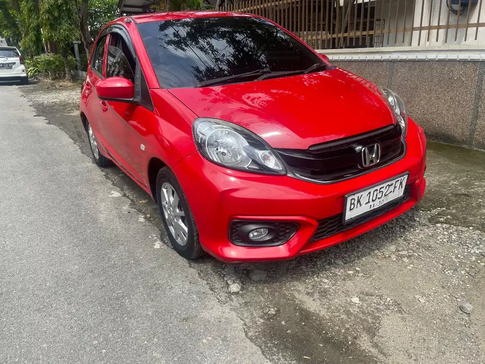 [odo 60rban]Brio E cvt 2017 matic merah