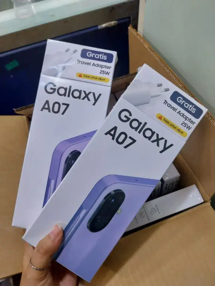 SAMSUNG A07 4/128GB GARANSI RESMI NEW