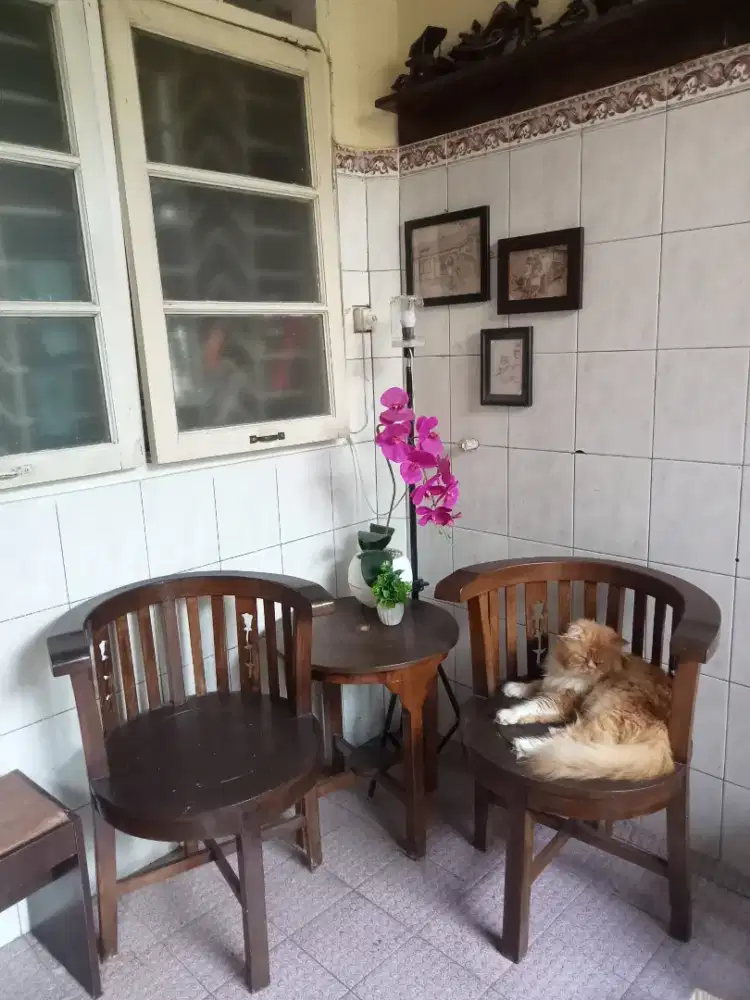 Kursi teras kayu second