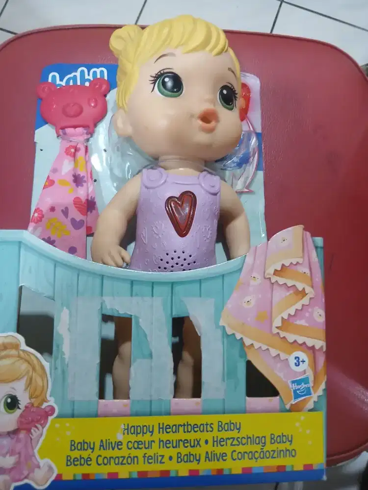 Boneka baby alive heart beat