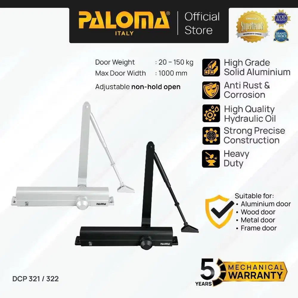 Door closer buat pintu kamuflase paloma