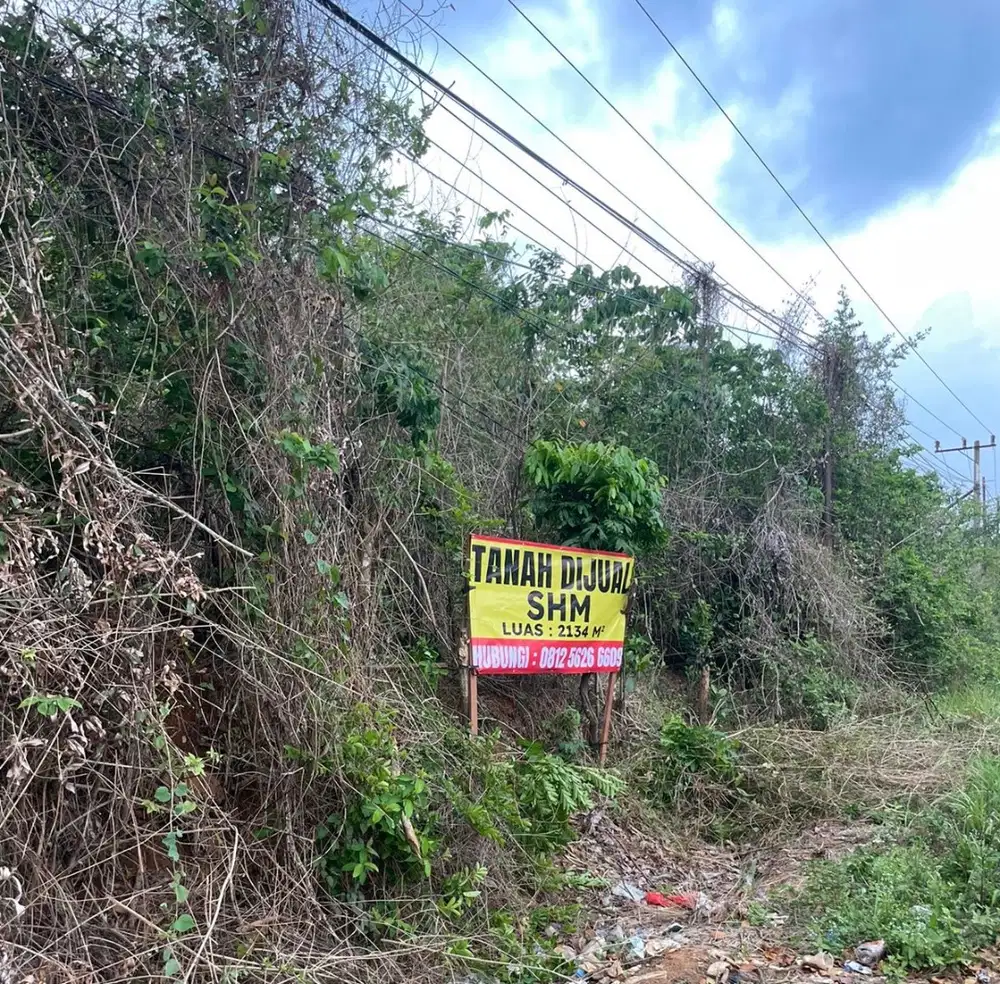DIJUAL MURAH TANAH STRATEGIS SAMPING JALAN RAYA UK 40x50 DEKAT WISATA